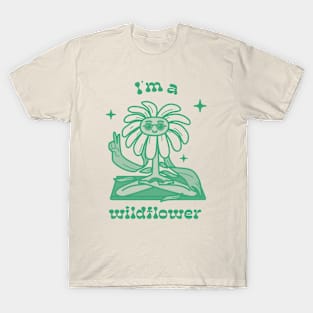 Hippie Flower Child Wildflower Peace & Love T-Shirt